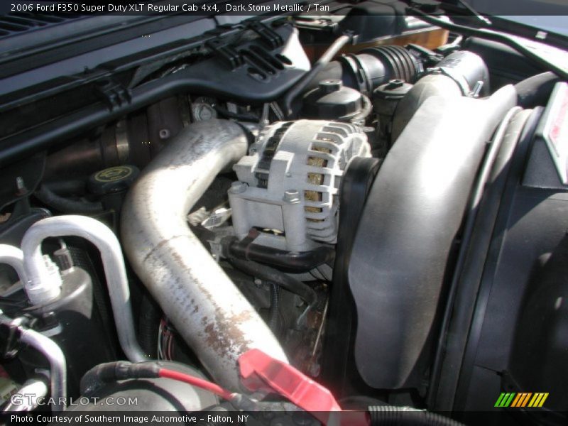 Dark Stone Metallic / Tan 2006 Ford F350 Super Duty XLT Regular Cab 4x4