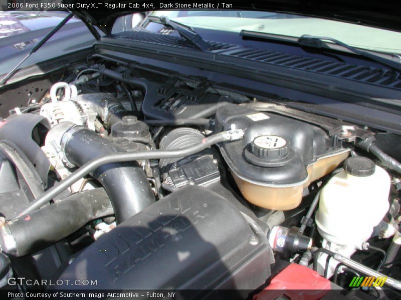 Dark Stone Metallic / Tan 2006 Ford F350 Super Duty XLT Regular Cab 4x4