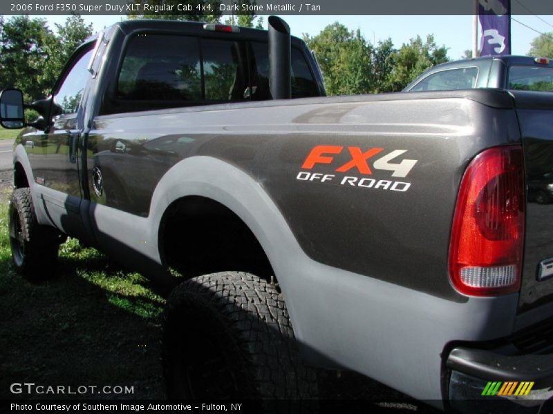 Dark Stone Metallic / Tan 2006 Ford F350 Super Duty XLT Regular Cab 4x4