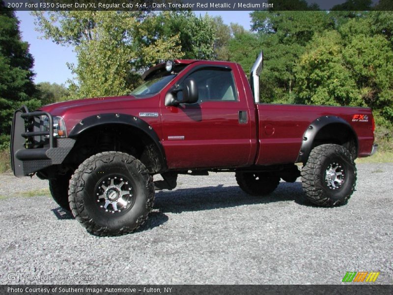  2007 F350 Super Duty XL Regular Cab 4x4 Dark Toreador Red Metallic
