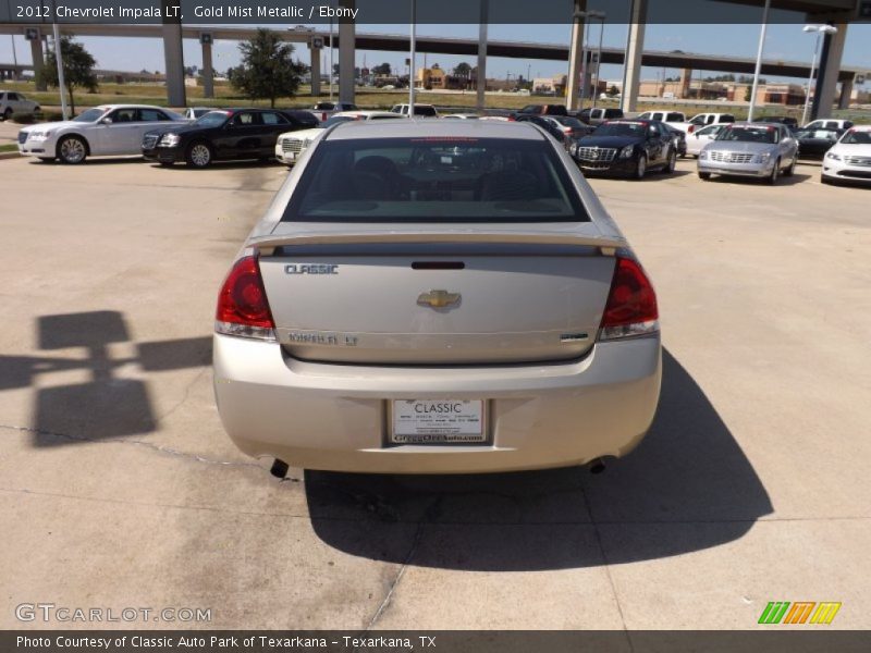 Gold Mist Metallic / Ebony 2012 Chevrolet Impala LT