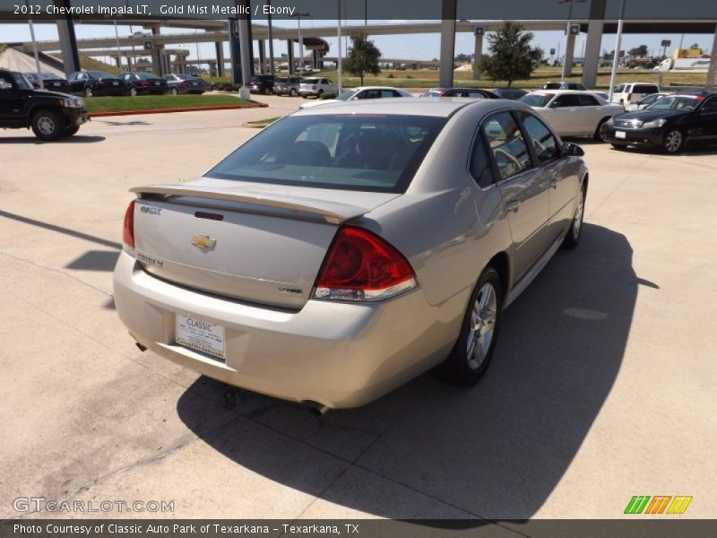 Gold Mist Metallic / Ebony 2012 Chevrolet Impala LT