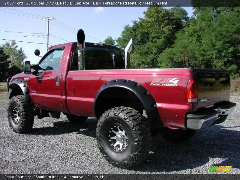 Dark Toreador Red Metallic / Medium Flint 2007 Ford F350 Super Duty XL Regular Cab 4x4