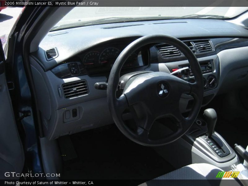 Mystic Blue Pearl / Gray 2006 Mitsubishi Lancer ES