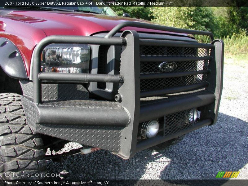 Dark Toreador Red Metallic / Medium Flint 2007 Ford F350 Super Duty XL Regular Cab 4x4