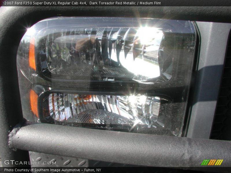 Dark Toreador Red Metallic / Medium Flint 2007 Ford F350 Super Duty XL Regular Cab 4x4