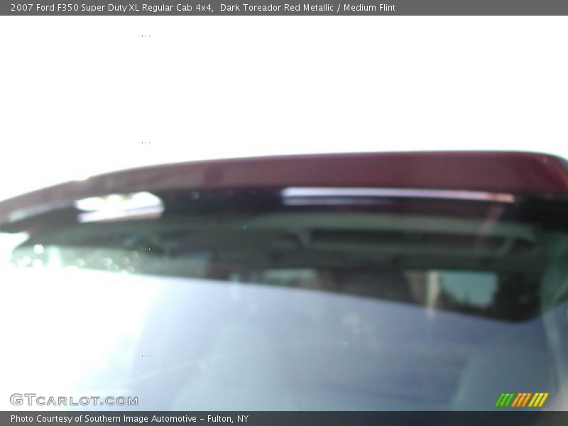 Dark Toreador Red Metallic / Medium Flint 2007 Ford F350 Super Duty XL Regular Cab 4x4
