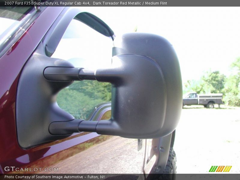 Dark Toreador Red Metallic / Medium Flint 2007 Ford F350 Super Duty XL Regular Cab 4x4
