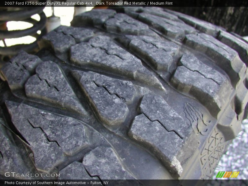 Dark Toreador Red Metallic / Medium Flint 2007 Ford F350 Super Duty XL Regular Cab 4x4