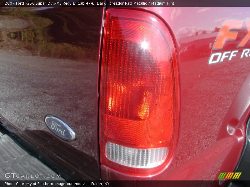 Dark Toreador Red Metallic / Medium Flint 2007 Ford F350 Super Duty XL Regular Cab 4x4