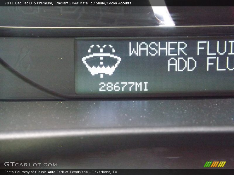 Radiant Silver Metallic / Shale/Cocoa Accents 2011 Cadillac DTS Premium