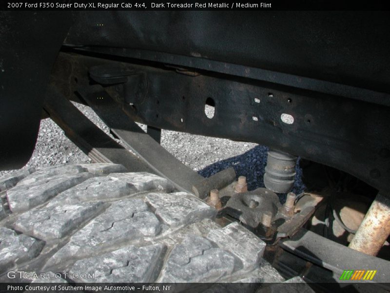 Dark Toreador Red Metallic / Medium Flint 2007 Ford F350 Super Duty XL Regular Cab 4x4