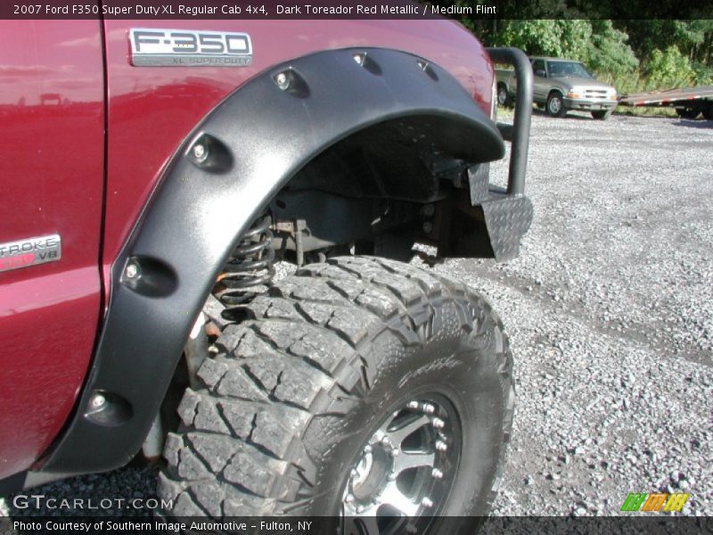 Dark Toreador Red Metallic / Medium Flint 2007 Ford F350 Super Duty XL Regular Cab 4x4