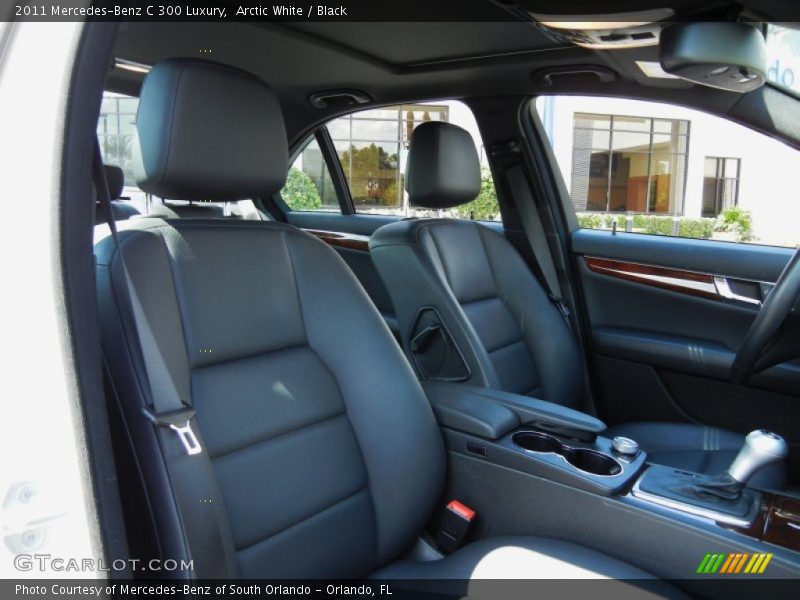 Arctic White / Black 2011 Mercedes-Benz C 300 Luxury