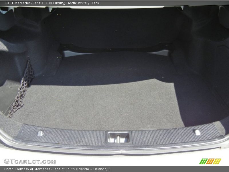 Arctic White / Black 2011 Mercedes-Benz C 300 Luxury