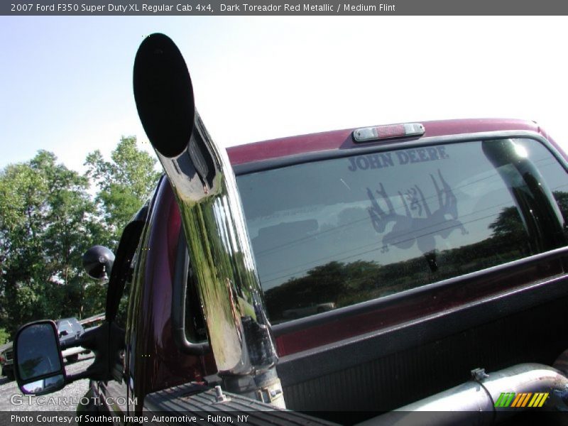 Dark Toreador Red Metallic / Medium Flint 2007 Ford F350 Super Duty XL Regular Cab 4x4