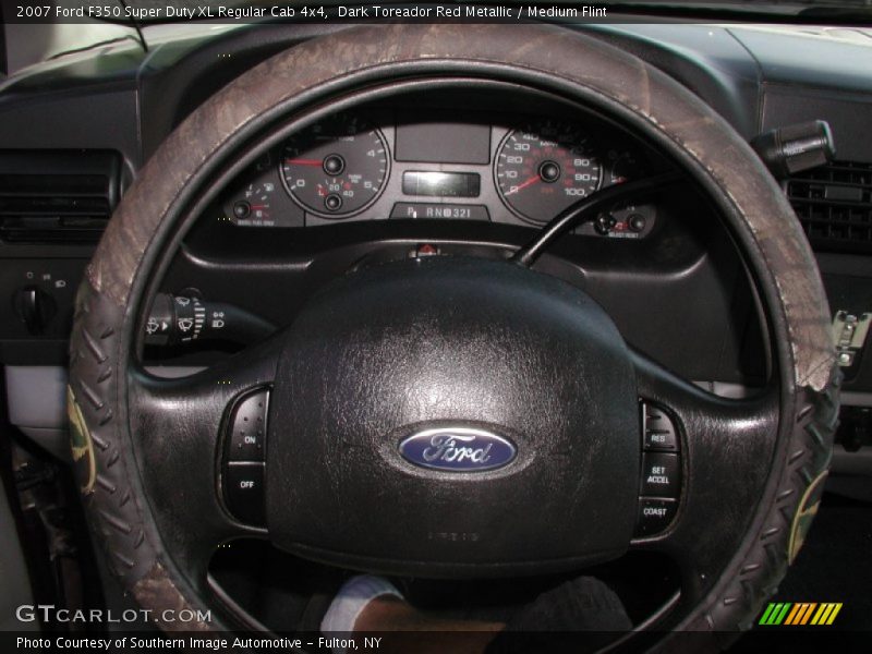 Dark Toreador Red Metallic / Medium Flint 2007 Ford F350 Super Duty XL Regular Cab 4x4