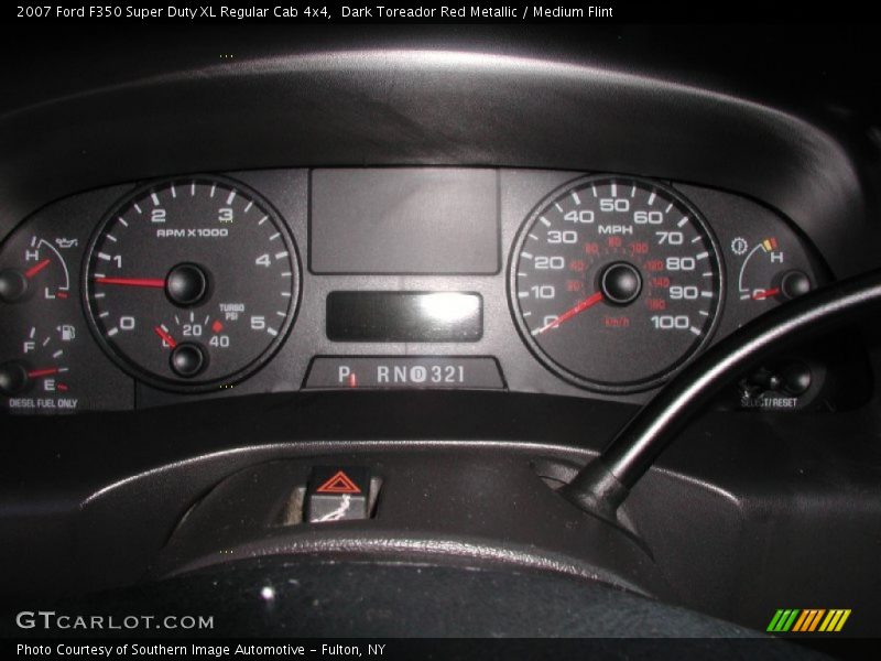  2007 F350 Super Duty XL Regular Cab 4x4 XL Regular Cab 4x4 Gauges