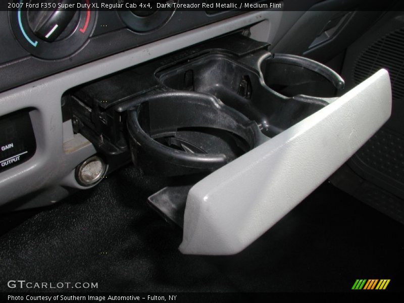 Dark Toreador Red Metallic / Medium Flint 2007 Ford F350 Super Duty XL Regular Cab 4x4