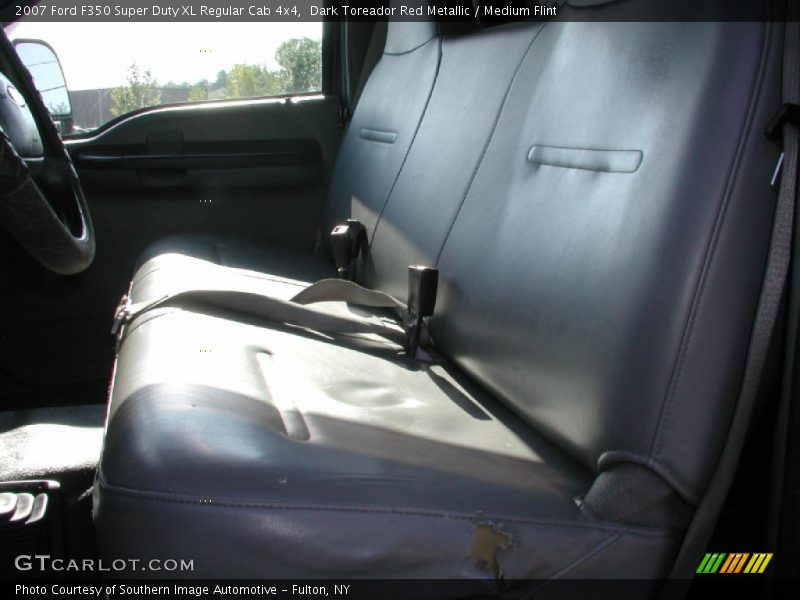 Dark Toreador Red Metallic / Medium Flint 2007 Ford F350 Super Duty XL Regular Cab 4x4