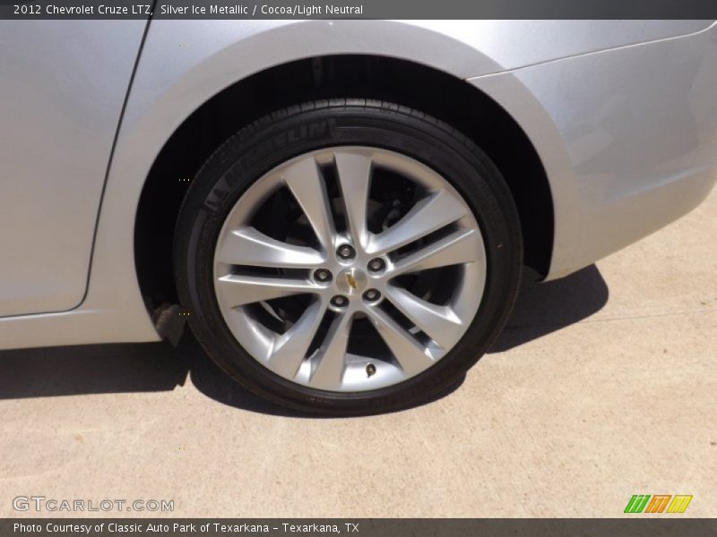 Silver Ice Metallic / Cocoa/Light Neutral 2012 Chevrolet Cruze LTZ