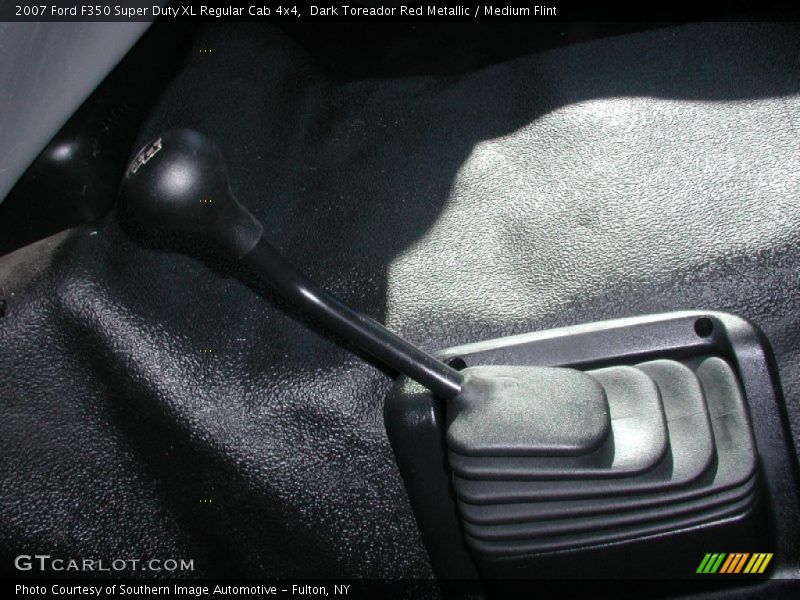 Dark Toreador Red Metallic / Medium Flint 2007 Ford F350 Super Duty XL Regular Cab 4x4