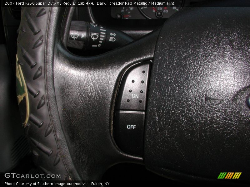 Dark Toreador Red Metallic / Medium Flint 2007 Ford F350 Super Duty XL Regular Cab 4x4