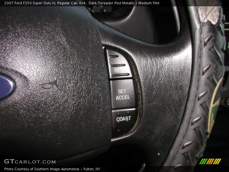 Dark Toreador Red Metallic / Medium Flint 2007 Ford F350 Super Duty XL Regular Cab 4x4
