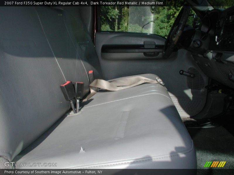 Dark Toreador Red Metallic / Medium Flint 2007 Ford F350 Super Duty XL Regular Cab 4x4