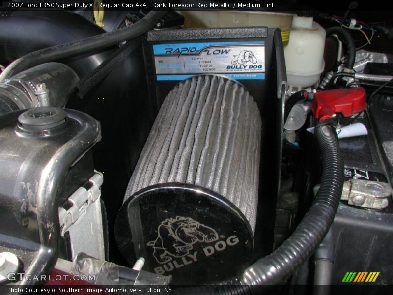 Dark Toreador Red Metallic / Medium Flint 2007 Ford F350 Super Duty XL Regular Cab 4x4
