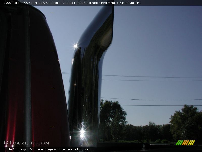 Dark Toreador Red Metallic / Medium Flint 2007 Ford F350 Super Duty XL Regular Cab 4x4
