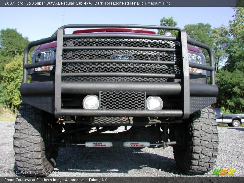 Dark Toreador Red Metallic / Medium Flint 2007 Ford F350 Super Duty XL Regular Cab 4x4