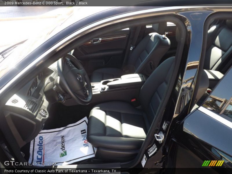 Black / Black 2009 Mercedes-Benz C 300 Sport