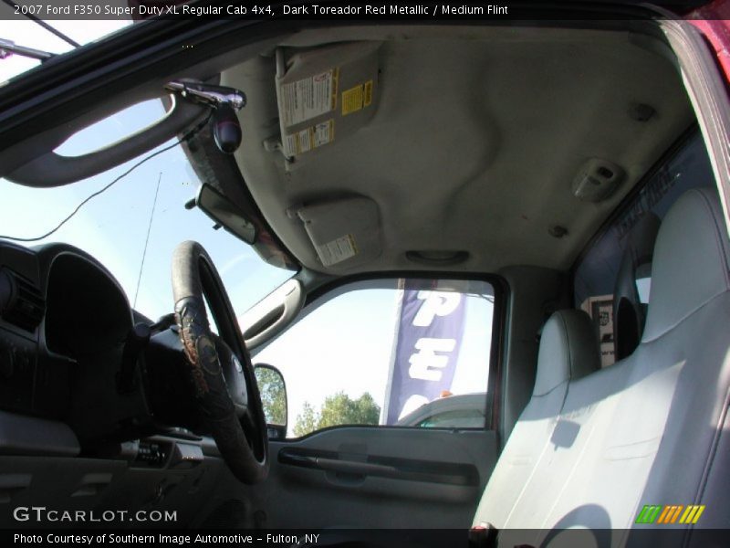 Dark Toreador Red Metallic / Medium Flint 2007 Ford F350 Super Duty XL Regular Cab 4x4