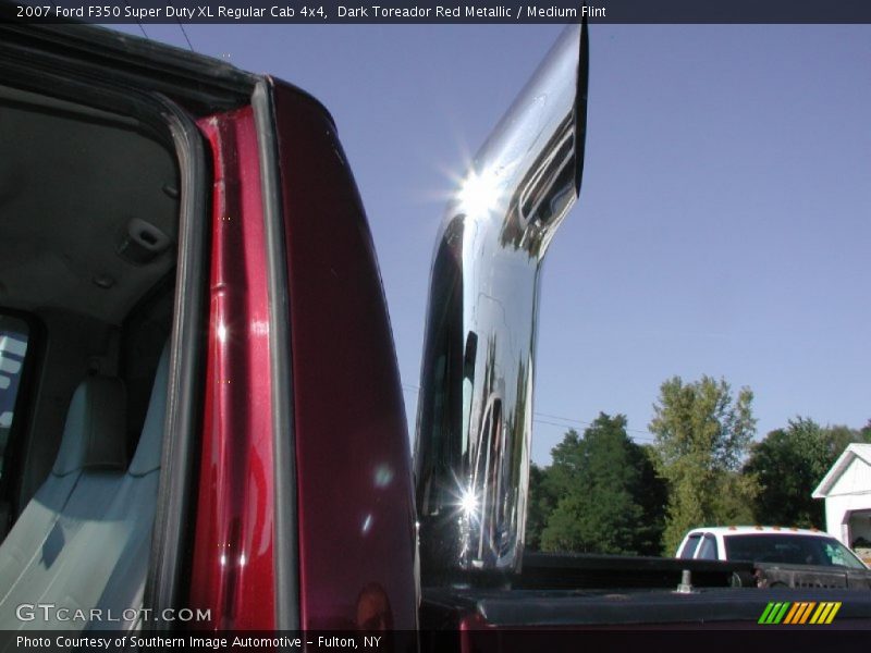 Dark Toreador Red Metallic / Medium Flint 2007 Ford F350 Super Duty XL Regular Cab 4x4