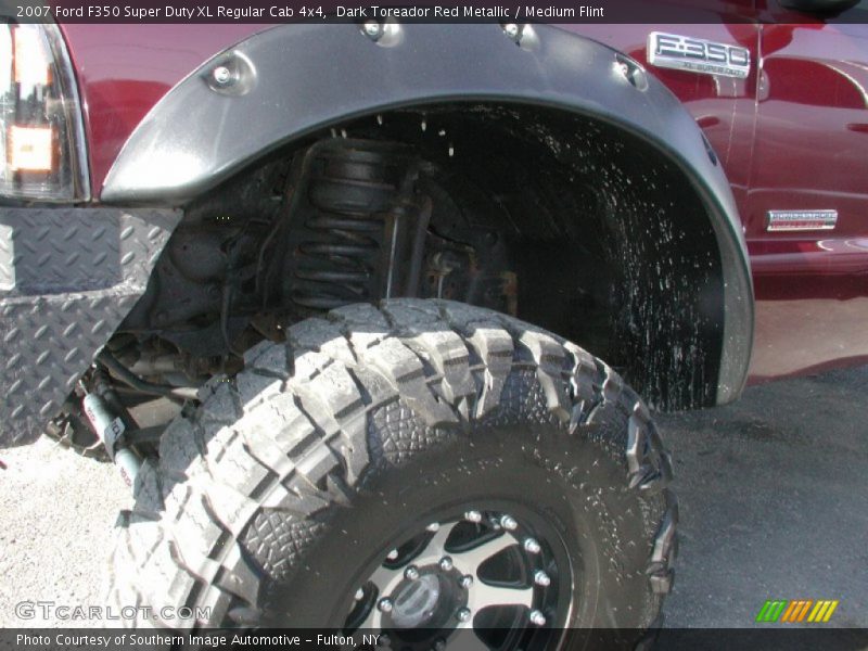 Dark Toreador Red Metallic / Medium Flint 2007 Ford F350 Super Duty XL Regular Cab 4x4