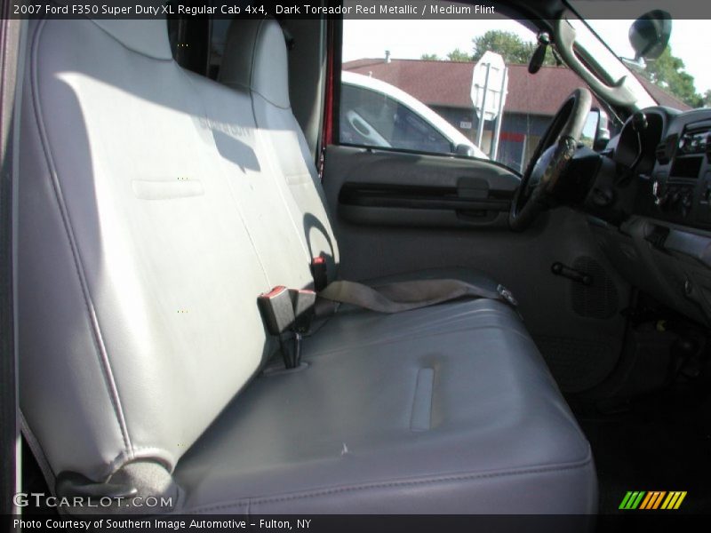 Dark Toreador Red Metallic / Medium Flint 2007 Ford F350 Super Duty XL Regular Cab 4x4