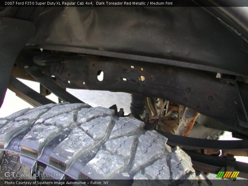 Dark Toreador Red Metallic / Medium Flint 2007 Ford F350 Super Duty XL Regular Cab 4x4