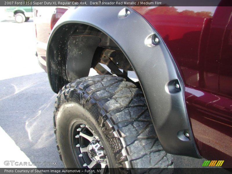 Dark Toreador Red Metallic / Medium Flint 2007 Ford F350 Super Duty XL Regular Cab 4x4