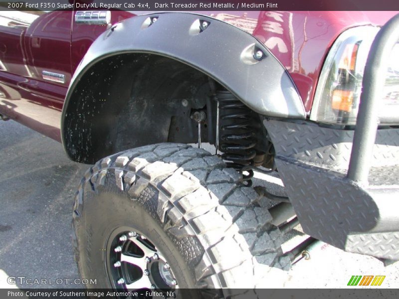 Dark Toreador Red Metallic / Medium Flint 2007 Ford F350 Super Duty XL Regular Cab 4x4