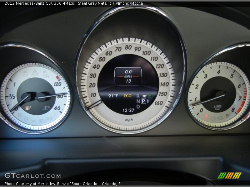 Steel Grey Metallic / Almond/Mocha 2013 Mercedes-Benz GLK 350 4Matic