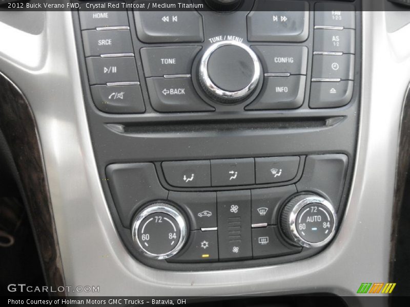 Crystal Red Tintcoat / Medium Titanium 2012 Buick Verano FWD