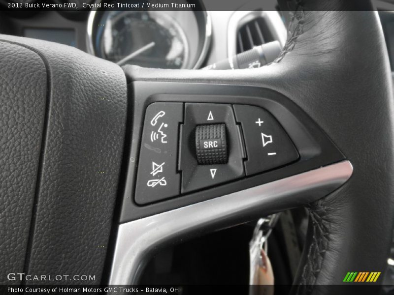 Crystal Red Tintcoat / Medium Titanium 2012 Buick Verano FWD