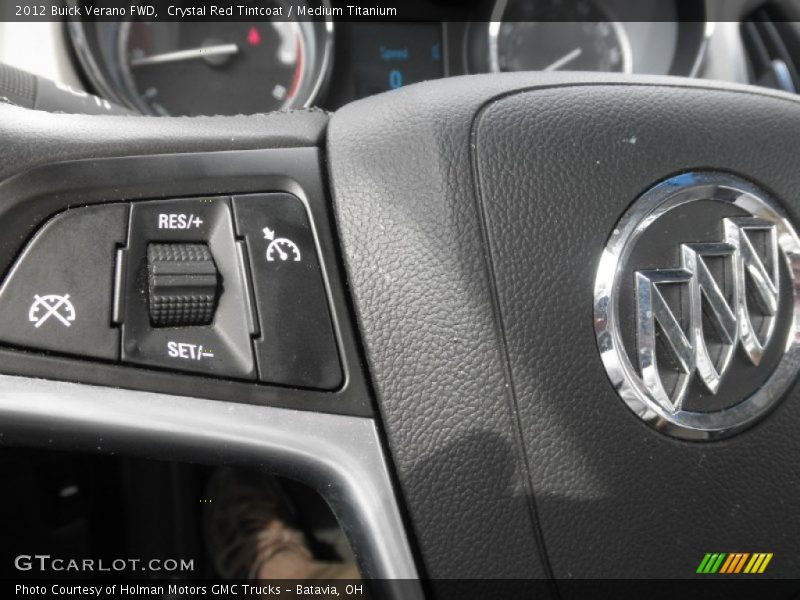 Crystal Red Tintcoat / Medium Titanium 2012 Buick Verano FWD