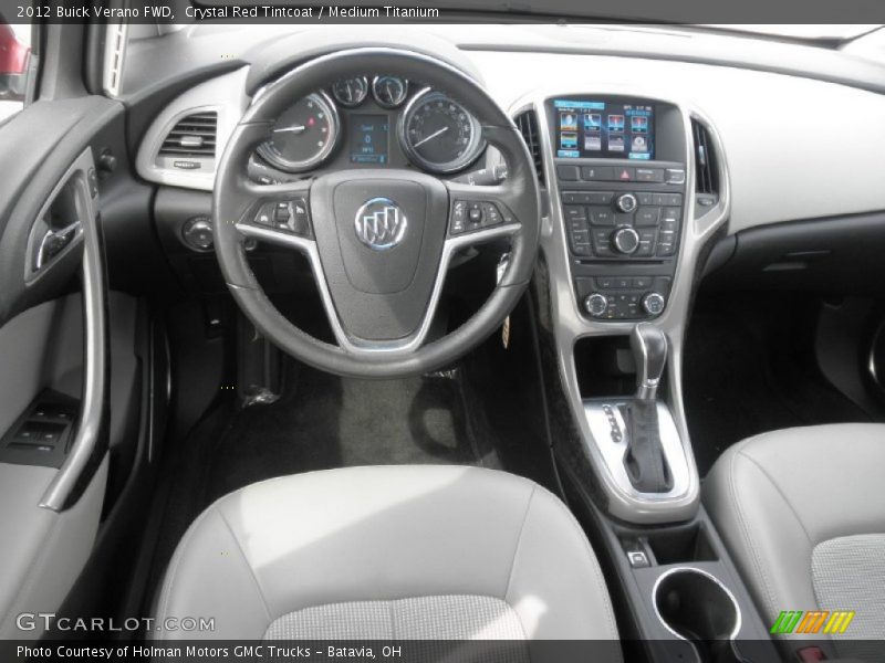 Crystal Red Tintcoat / Medium Titanium 2012 Buick Verano FWD
