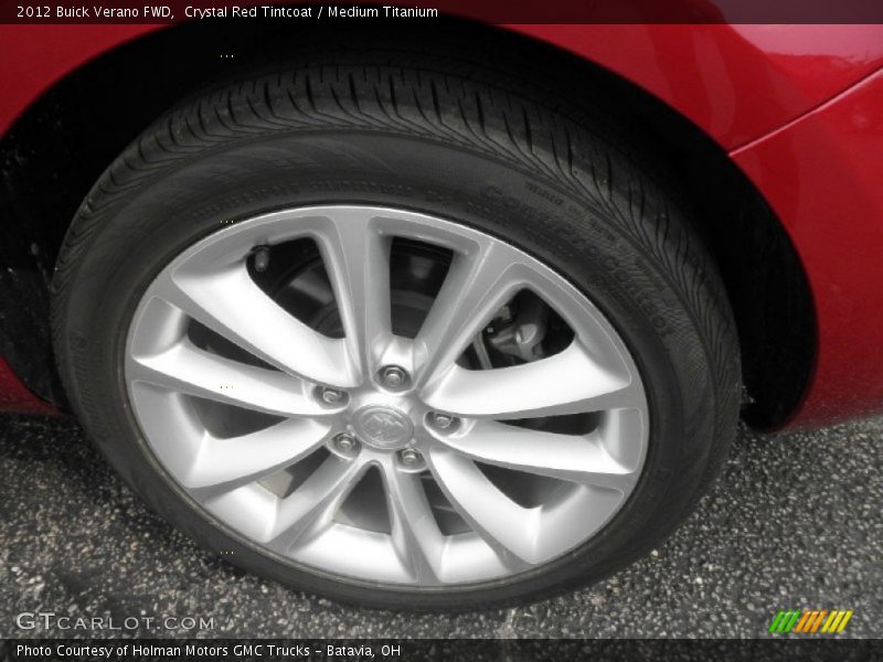 Crystal Red Tintcoat / Medium Titanium 2012 Buick Verano FWD