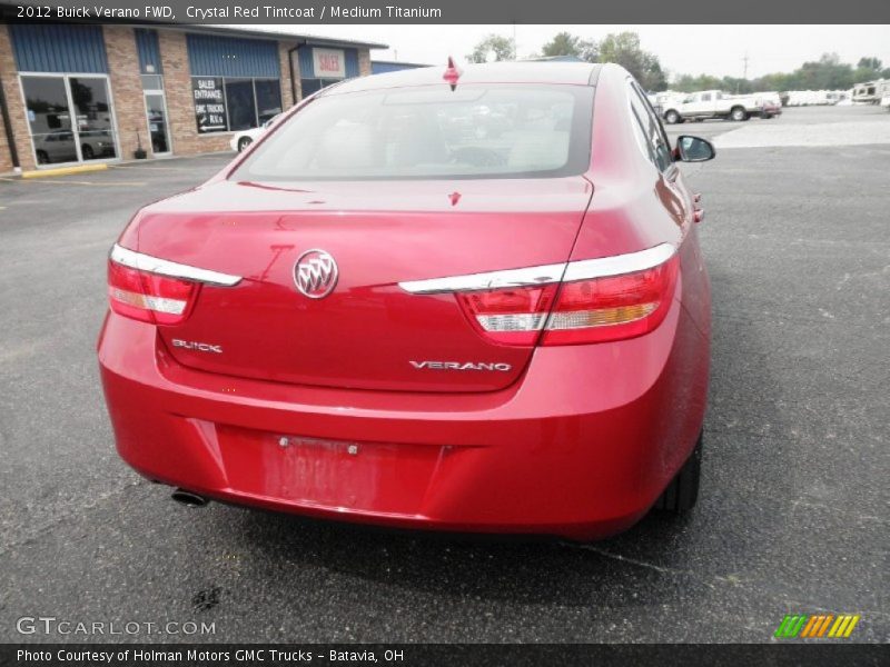 Crystal Red Tintcoat / Medium Titanium 2012 Buick Verano FWD