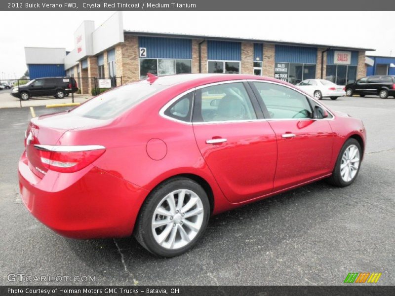 Crystal Red Tintcoat / Medium Titanium 2012 Buick Verano FWD