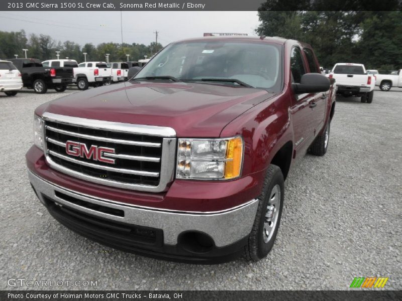 Sonoma Red Metallic / Ebony 2013 GMC Sierra 1500 SL Crew Cab