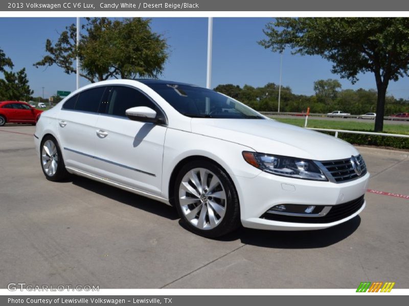 Candy White / Desert Beige/Black 2013 Volkswagen CC V6 Lux